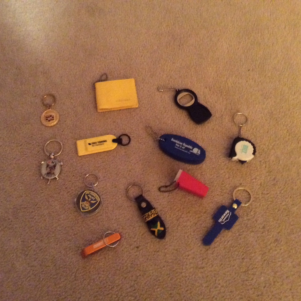 Key Chains Lot Of Twelve